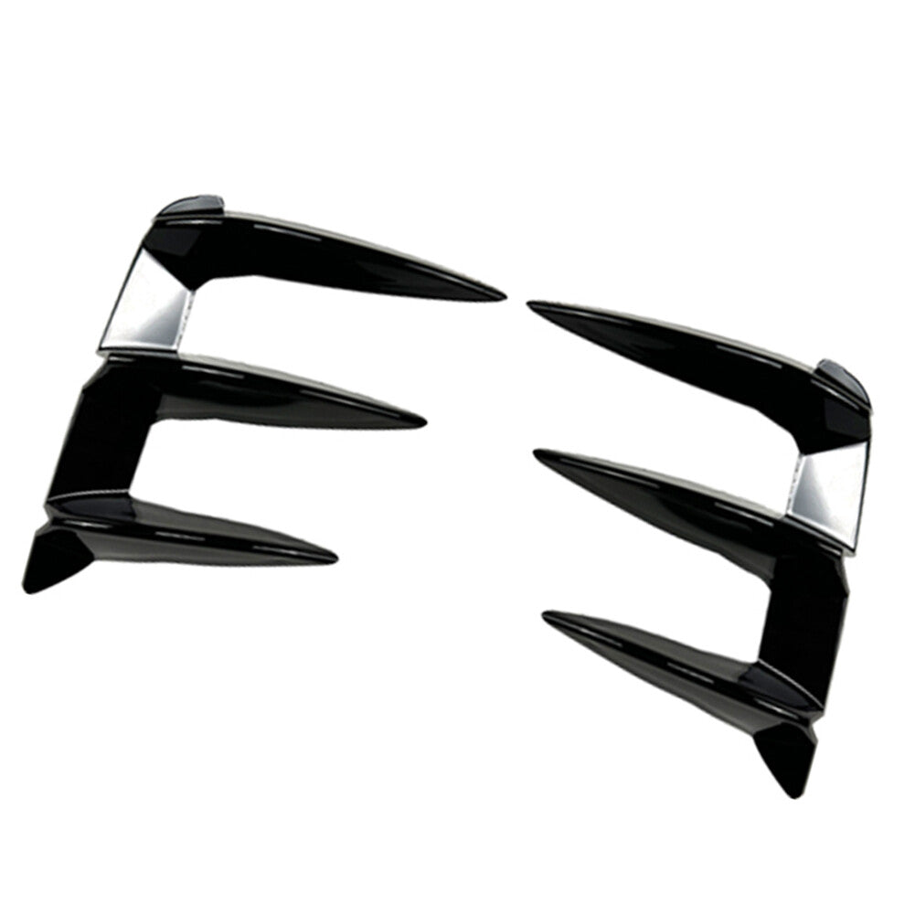 Rear Bumper Spoiler Vent Trim Cover Gloss Black for BMW X3 G01 LCI M-Sport 22-23
