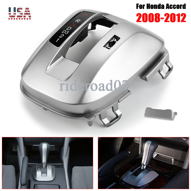 New Center Console Shifter Plate Cover Trim Kit Fit For 2008-2012 for Honda Accord