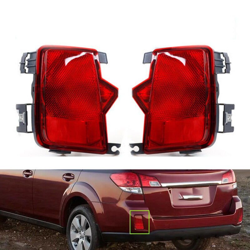 Rear Tail Bumper brake Light Without Bulbs Sets for Subaru Outback 2009-2014
