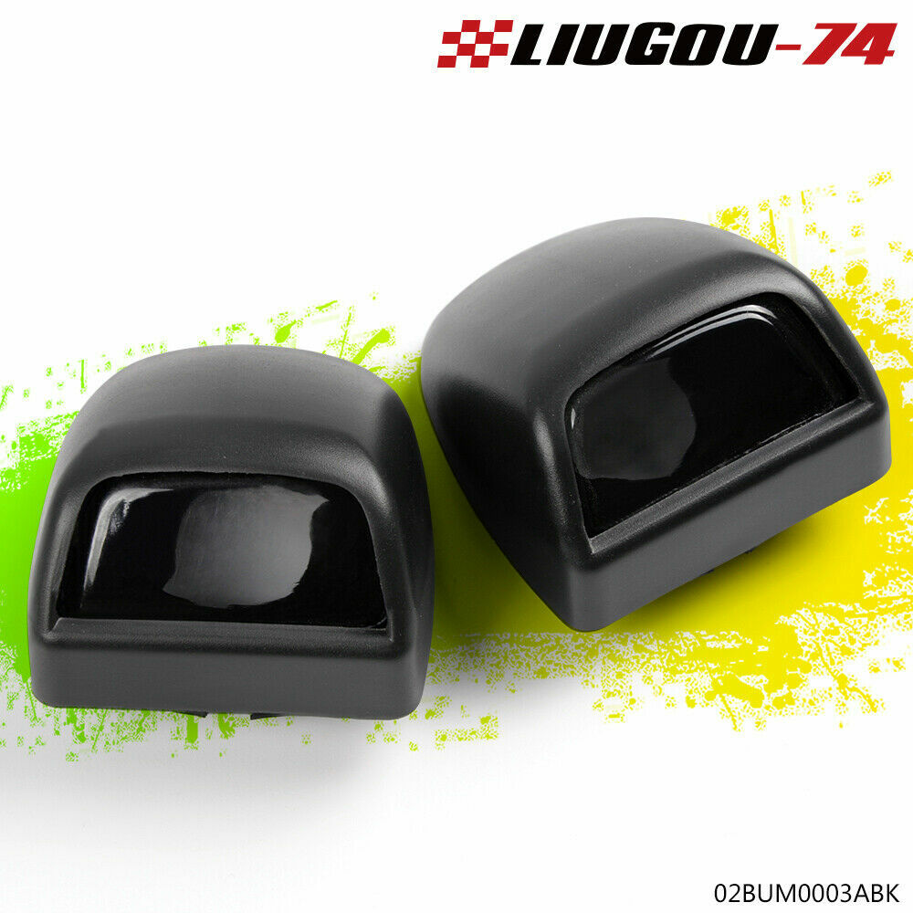 Two rear license plate light lenses for Silverado for Sierra for Cadillac for Escalade pickup trucks. Q