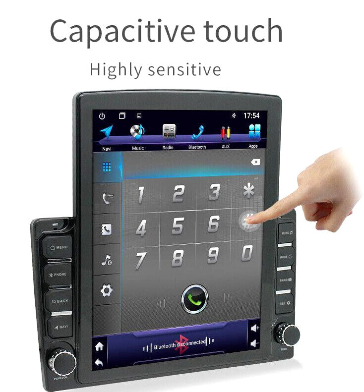 Stereo 10.1-inch GPS Radio, Android 10.1, Single DIN, CarPlay, Navi, Quad-core, 2+32GB n