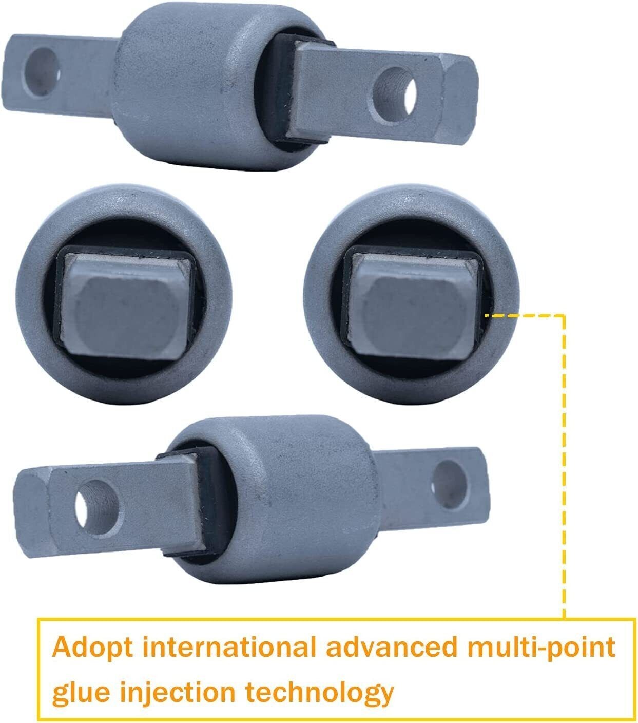 Equipment Manufacturer ( ) kit for Ferrari front upper control arm bushings 248760 248758 295788 295789