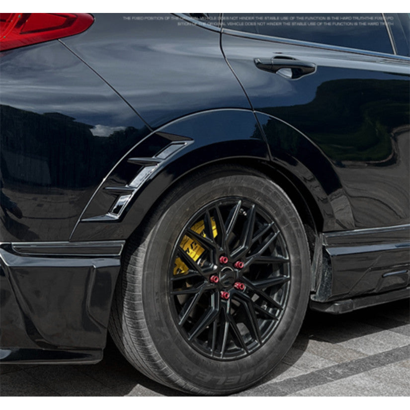 for Honda CR-V 2017-2022 Black Fender Flares Wheel Eyebrow Round Arc Wide body