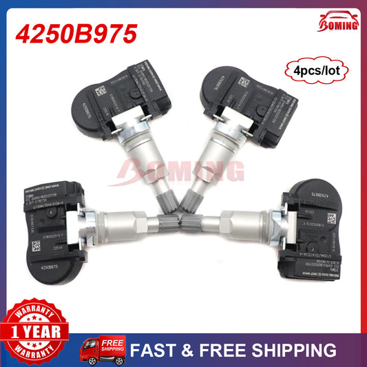 4PC 4250B975 NEW TIRE PRESSURE SENSOR TPMS for Mitsubishi Lancer Outlander Sport