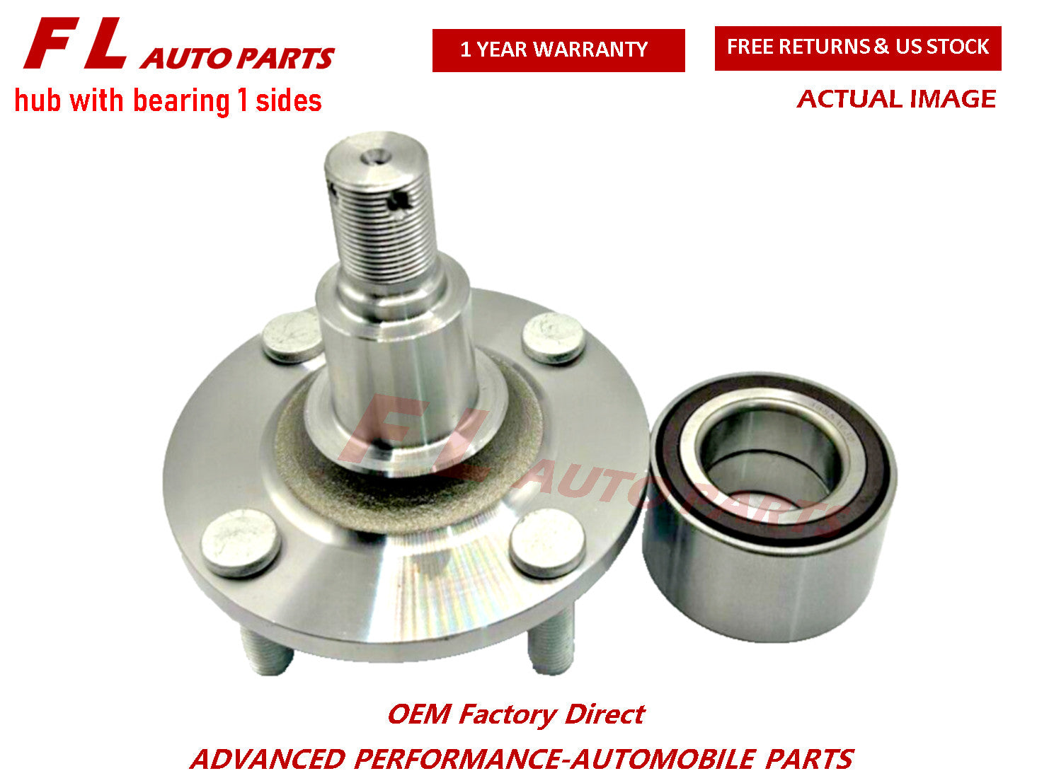 for Mitsubishi i-MiEV 2012-2017 Front Wheel Hub  Bearing Assembly 3880A022