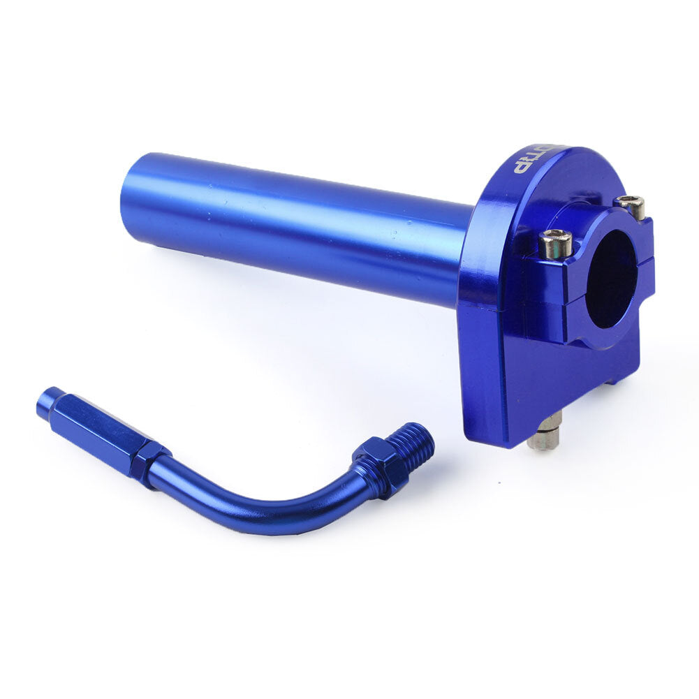 Universal 90¡ã Blue Throttle Cable Adjuster Hand Grip Twist Throttle Accelerator Q