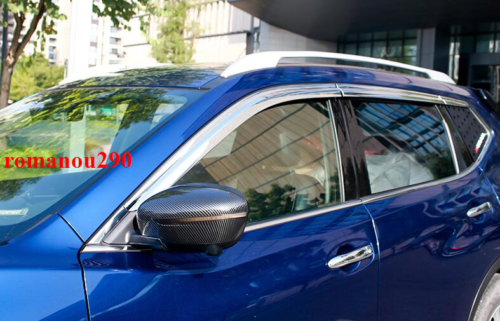for Nissan Rogue Sport 2016-2020 Chrome Window Visors Sun Rain Guard Vent Shade