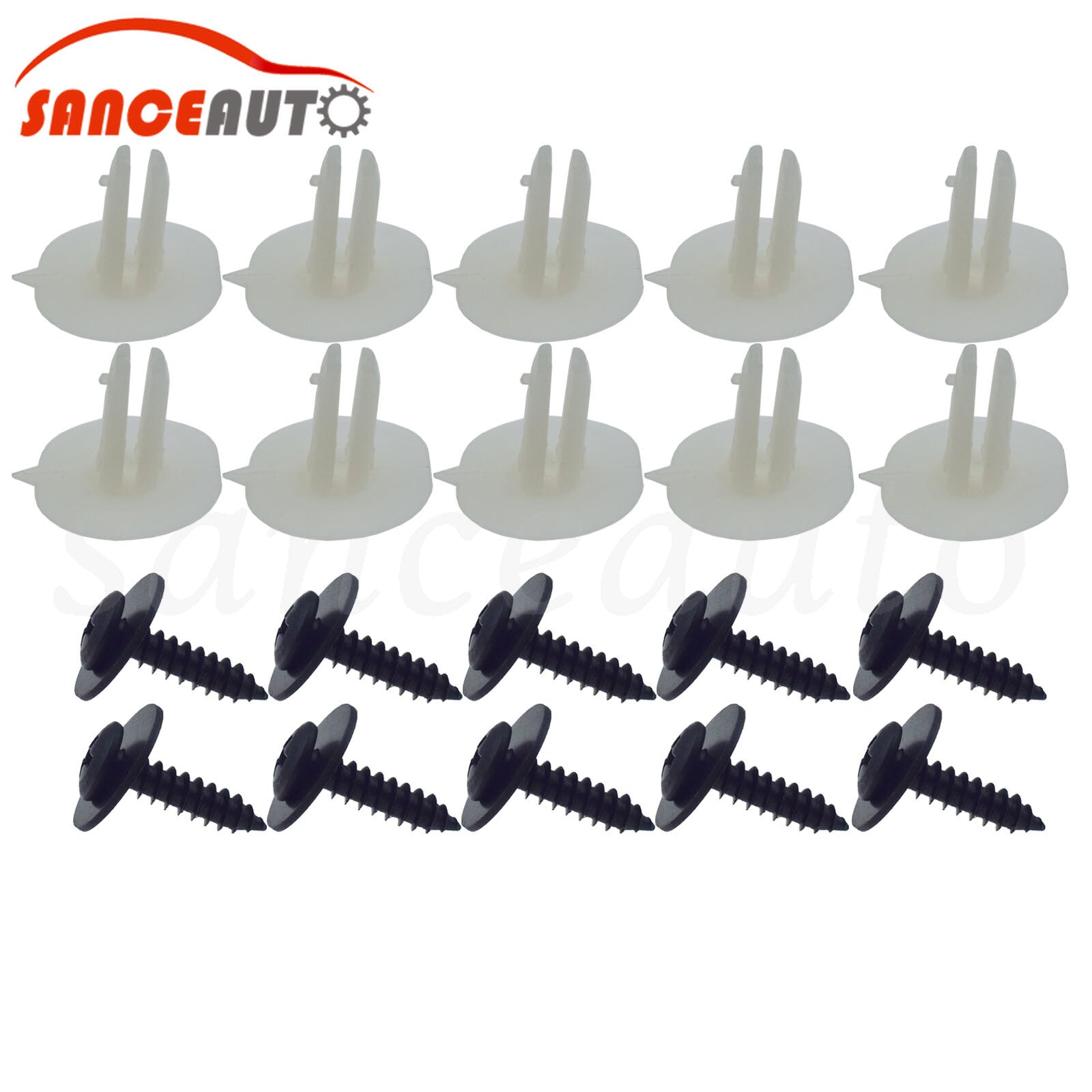 Bumper side mounting head bolts and grommets clip bracket kit for Honda for Acura n