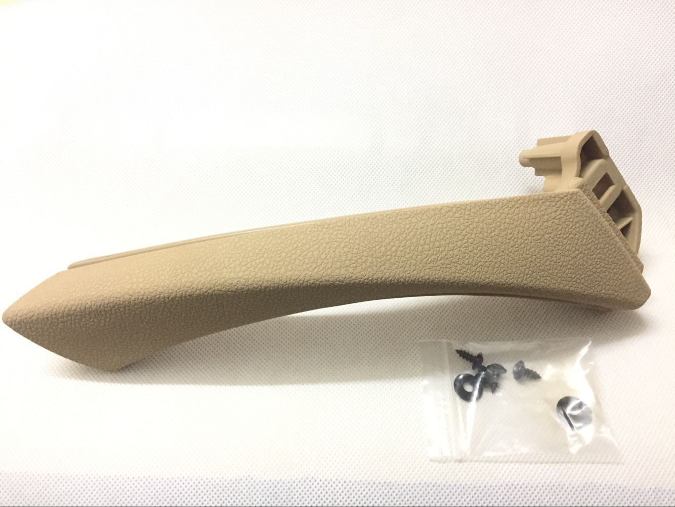 1 set Left side Beige Inner+Outer Door Panel Handle Pull Trim Cover for E90 v