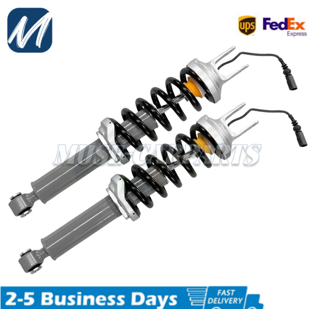 A pair of Assys hydraulic spring shock absorber struts for the front L&R of for Infiniti QX56 and QX80 (2011-21)