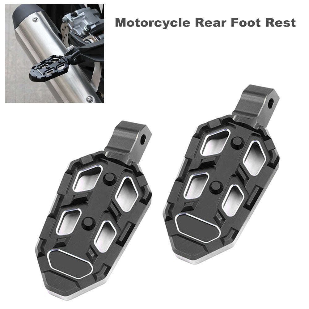Footstool, motorcycle/bicycle modification, foot spikes, rear pedal kit, aluminum alloy - n