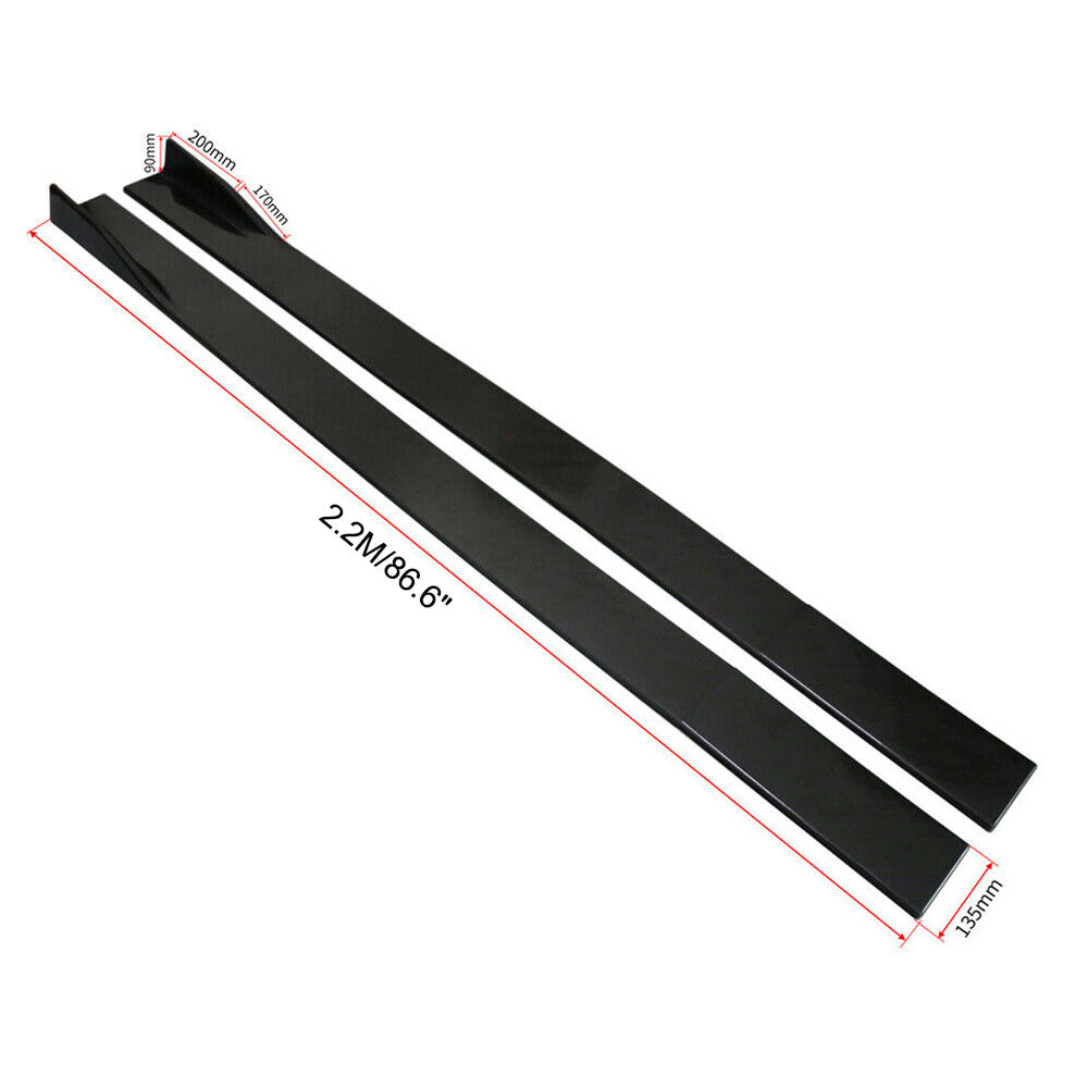 General Motors side skirts, extended rocker panel, split lip for Honda , for BMW , for Audi