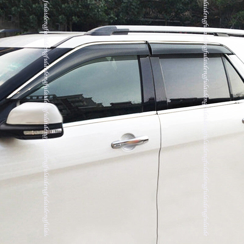 4p for Ford Explorer 2011-2019 Window Visor Vent Sun Shade Rain Guard Door Visor
