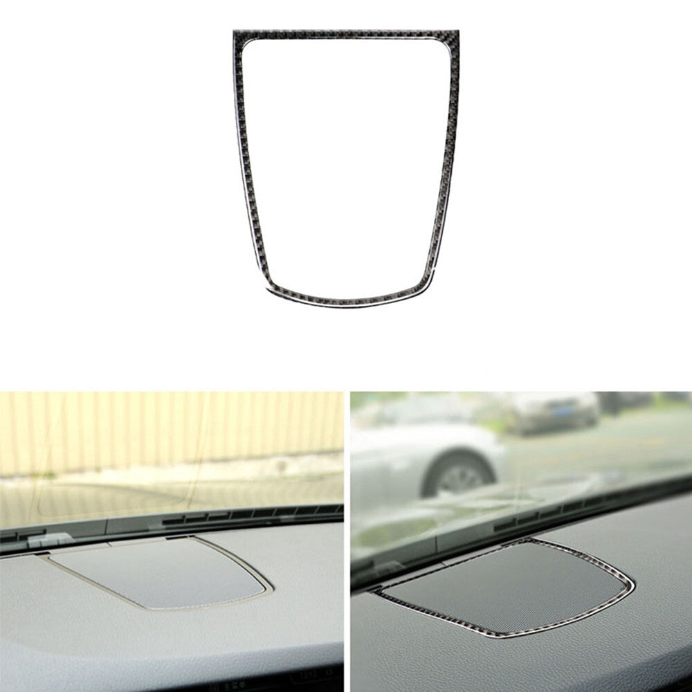 Carbon fiber speaker frame trim for BMW 5 Series F10 2011-2017