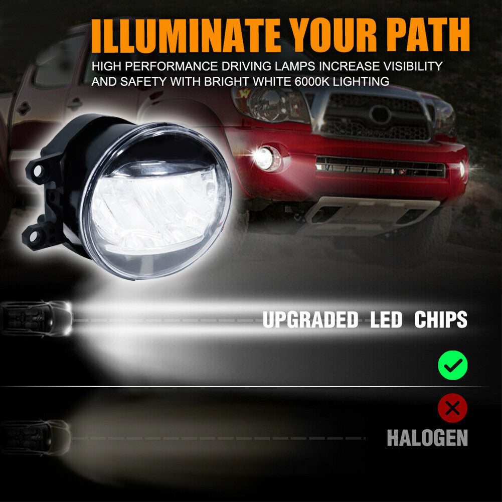 Direct Fit Spec 15W LED Projector Fog Lights for 2010 - 2019 for Tacoma - v