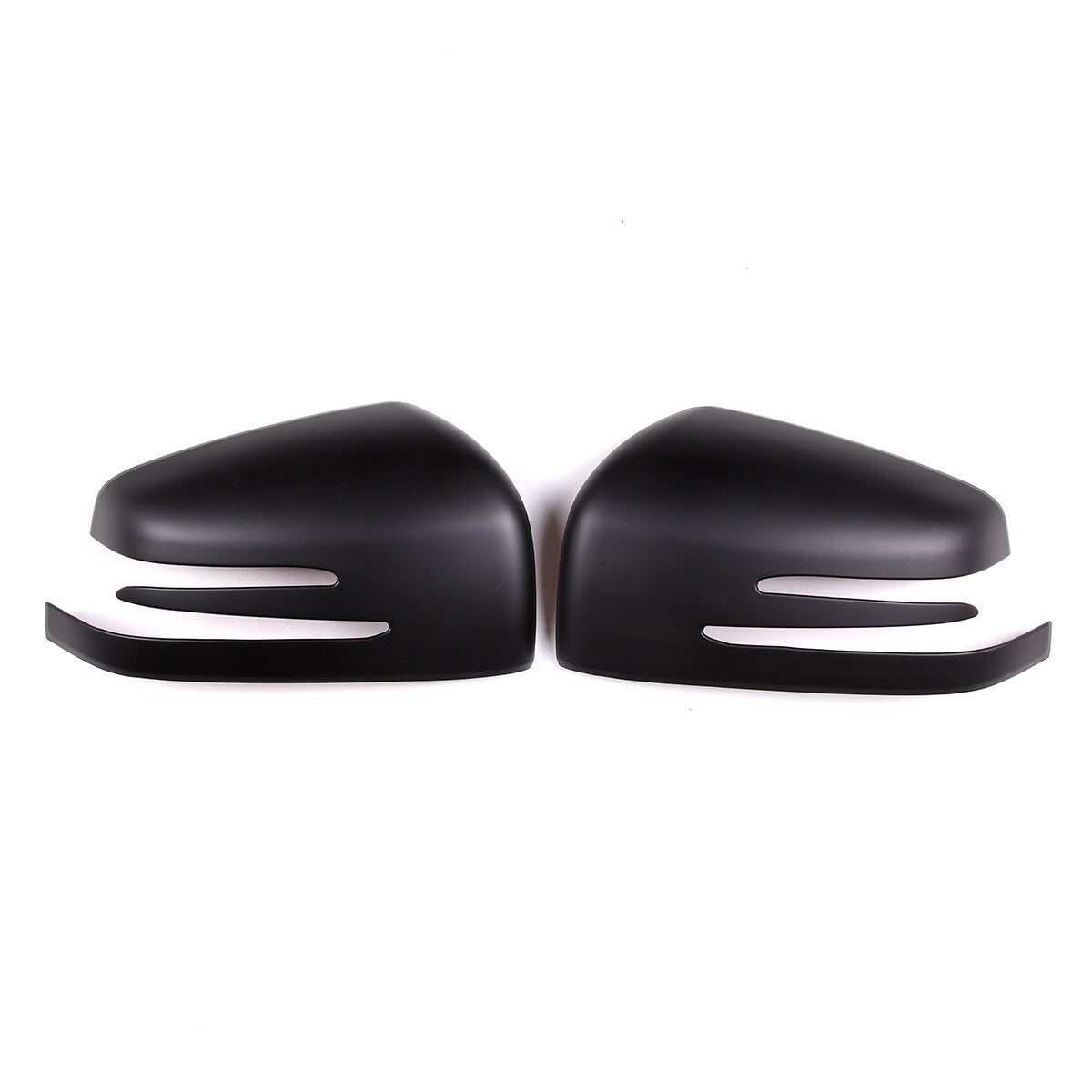 Matte black rearview mirror covers suitable for ML, GL12-16, GLE, GLS 2015-2019. n