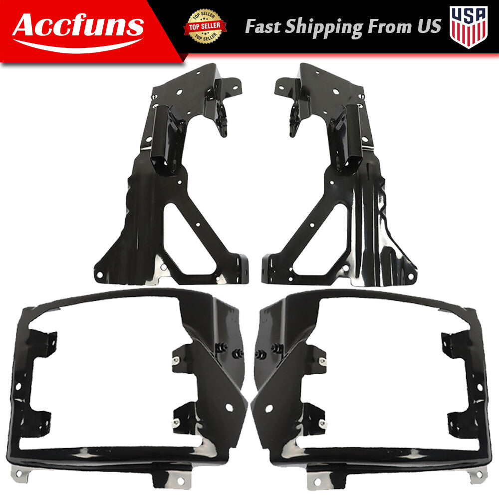 Front bumper inner bracket + bumper bracket suitable for 2016 - 2018 Silverado 1500 n