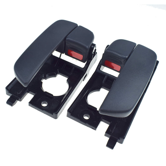 for Hyundai Accent 1.6L 2006-2011 2Pcs Interior Door Handle Gray Rear Left Right
