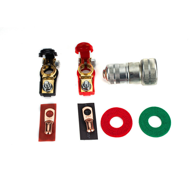 12V Universal Auto Truck Quick Connector Cable Clamp Clip Battery Terminal Kit v