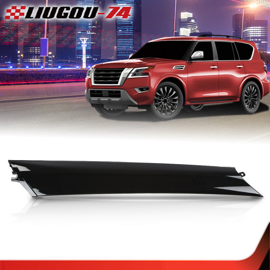 Front left pillar polisher suitable for Infiniti QX56, QX80, for Nissan Armada 76837-1LA0A