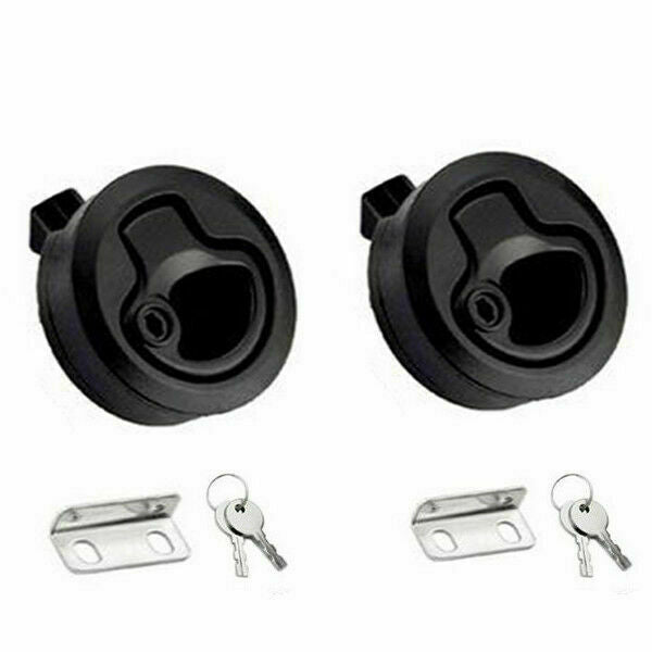 2-inch punch-pull grand slam latch, round latch suitable for RVs, boat decks, 1/4-inch door cabinets - n
