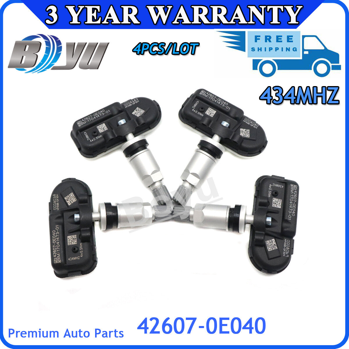 42607-0E040 TPMS Tire Pressure Sensor 434MHz, suitable for Highlander for Sienna 2021- v