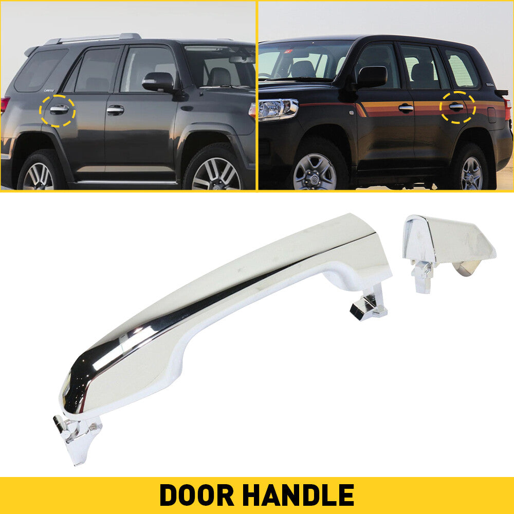 Rear Left or Right Door Panel Handle for CHRome for 2015 - 2020 for 4Runner TRD Pro - v