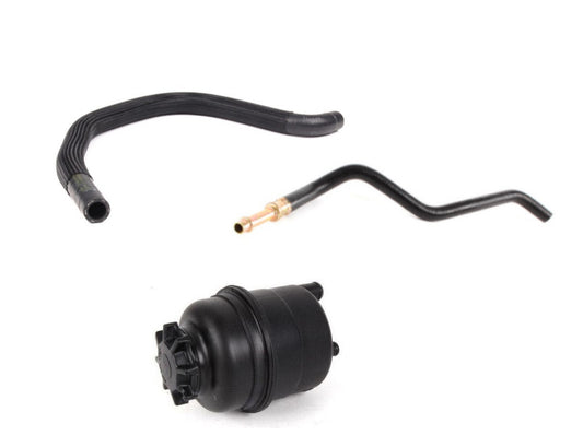New 3-piece power steering reservoir and hose kit for E39 525i 528i 530i - n