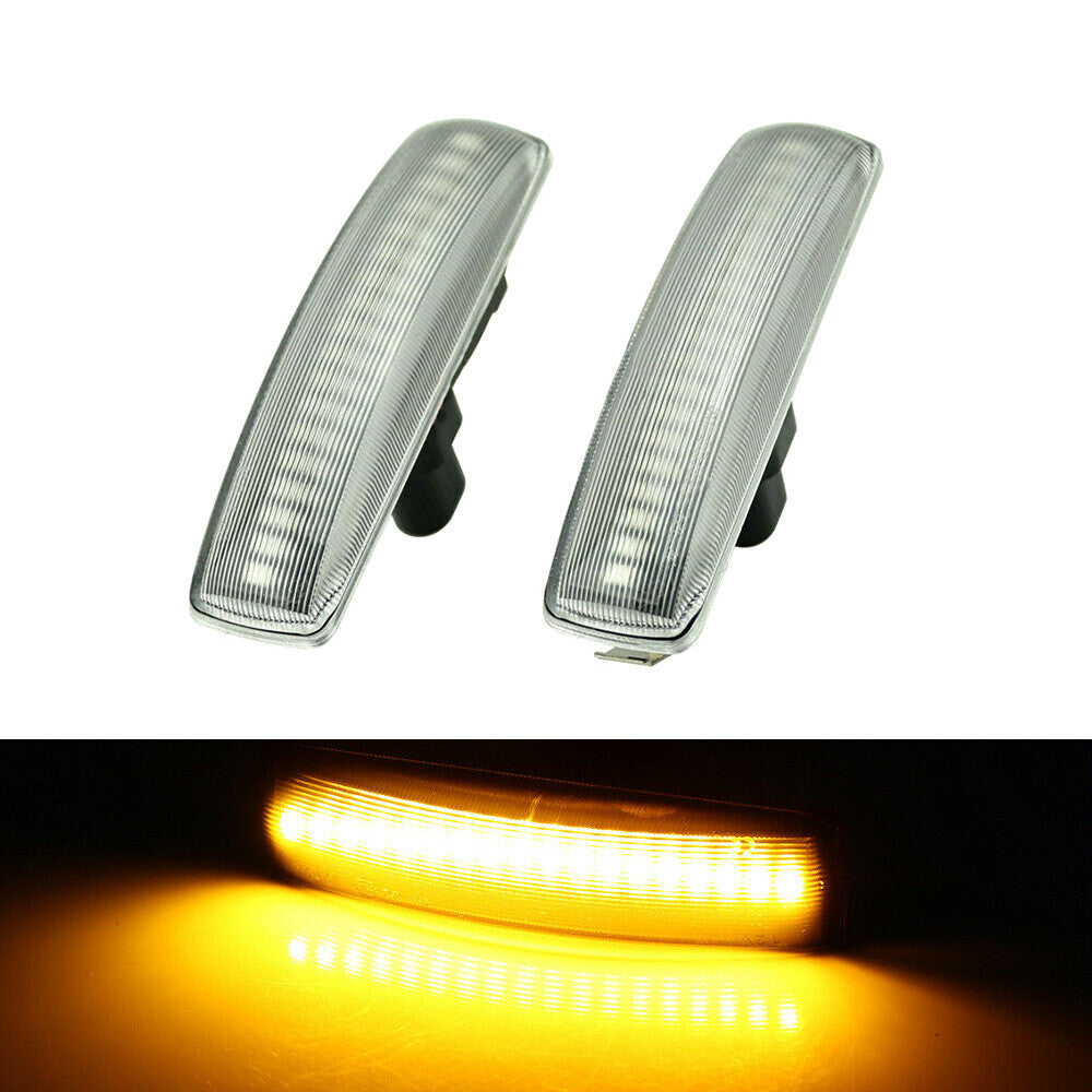 2X Side Marker Signal Light Lamp Replacement For LR2 LR3 LR4 Rang for Rover Sport