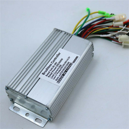 36V-48V Brushless Controller For E-bike Electric Bicycle 500W/600W BLDC Motor US Q