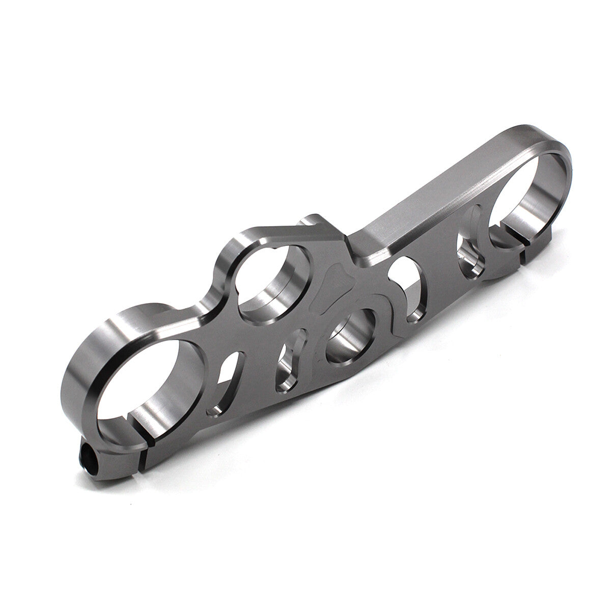 CNC motorcycle three-tree top clamp suitable for GSXR600/GSXR750 GSXR1000 2007-2008 Gray