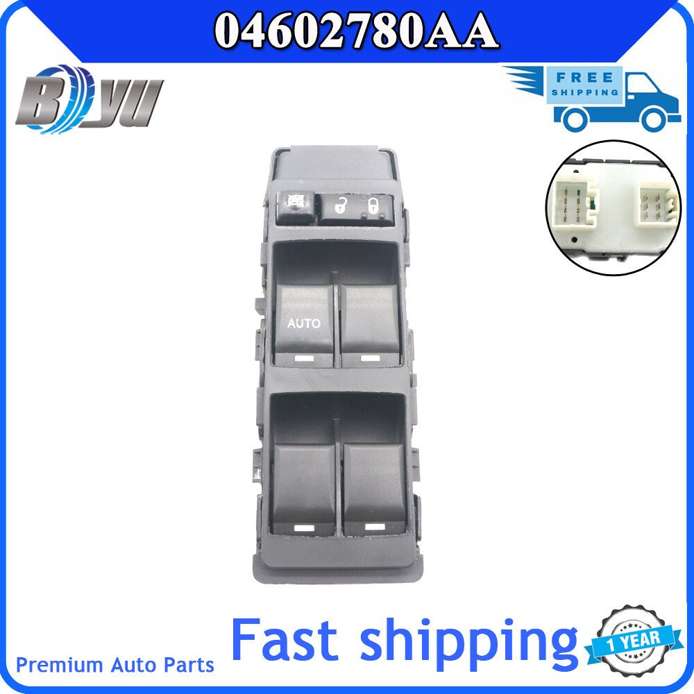 Power window switch, front left, suitable for Chrysler 300 Sebring, compass 04602780AA - v