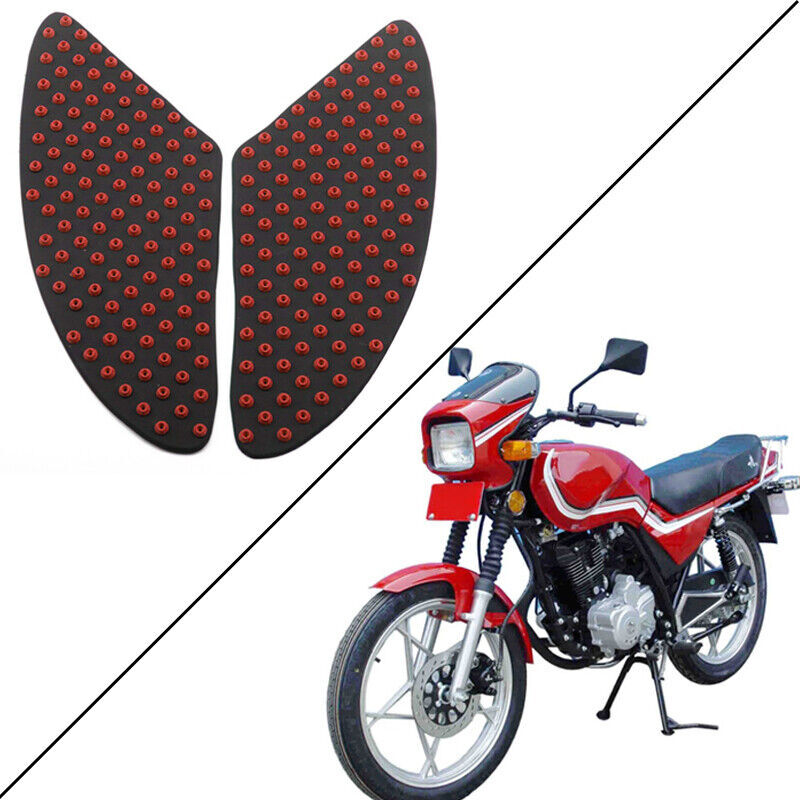 Motorcycle fuel tank anti-slip protective side heat protection cover sticker rubber - n