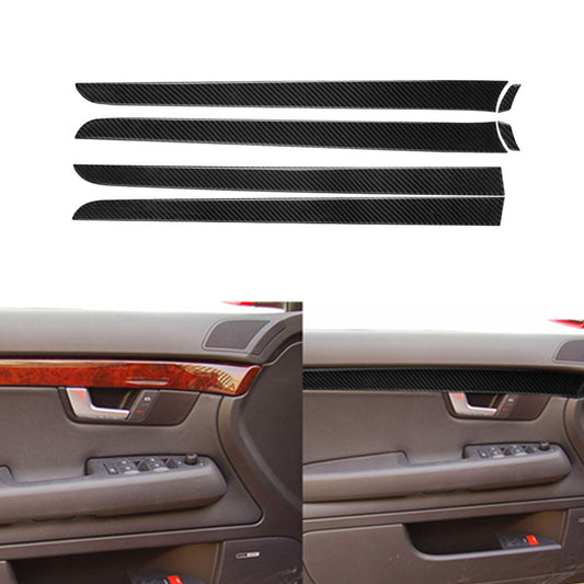 2Pcs Gear Shift Frame Trim Panel Carbon Fiber For COBALT 2005-2010 v