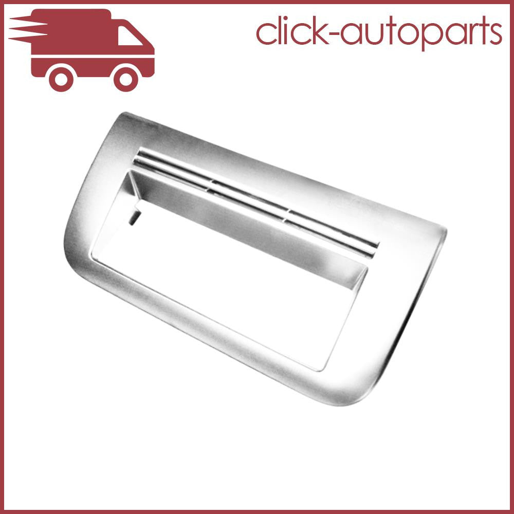 Rear Multimedia DVD Unit Trim Panel Silver for 2009-2010 E-Class W212 Plastic Q