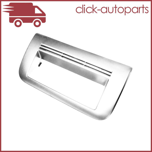 Rear Multimedia DVD Unit Trim Panel Silver for 2009-2010 E-Class W212 Plastic Q