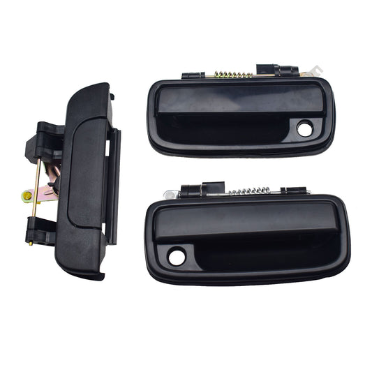 Exterior Door Handle Kit for 1995 - 2004 for Tacoma Front and Rear 3 Piece Set New - v