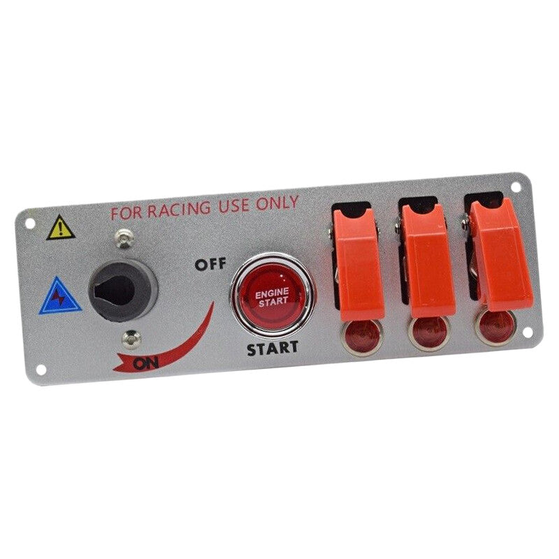 in 1 Ignition Toggle Switch Panel Engine Start Push Button for Racing Car Part v