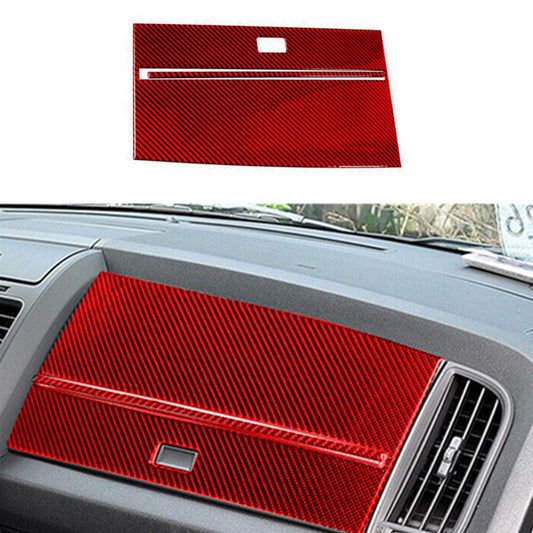 Red Carbon Fiber Rear Central Air Vent Cover Trim for Mazda CX-9 2010-2015 TypeB v