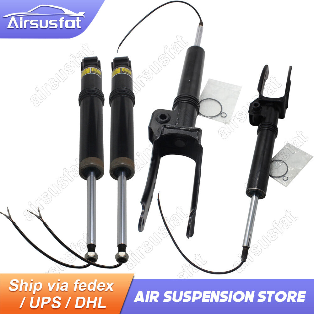 4x Front&Rear Air Shock Strut Cores for VW Touareg 7P5 for Porsche for Cayenne 92A 10-18 Q