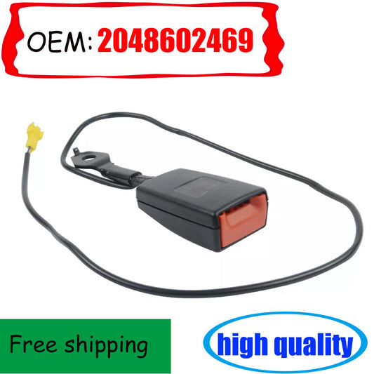 The right front seatbelt buckle is compatible with for Mercedes W204, C300, and GLK350 models manufactured in 2008-15. n