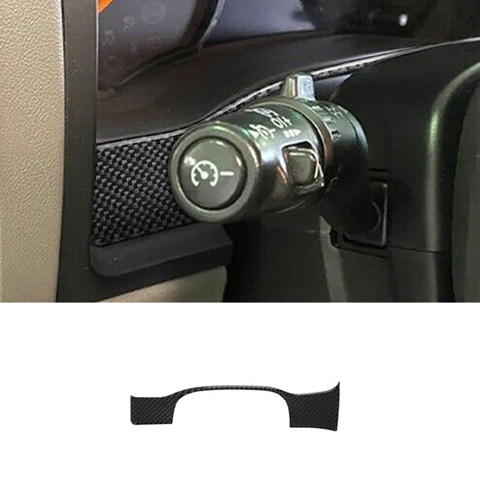 for Dodge for Challenger 2015-2020 Red Gear Shift Frame Trim Cover Carbon Fiber v