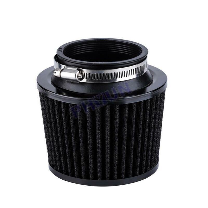 Black 2.5-inch air filter pod rubber adapter for motorcycles, scooters, all-terrain vehicles, off-road bikes - n