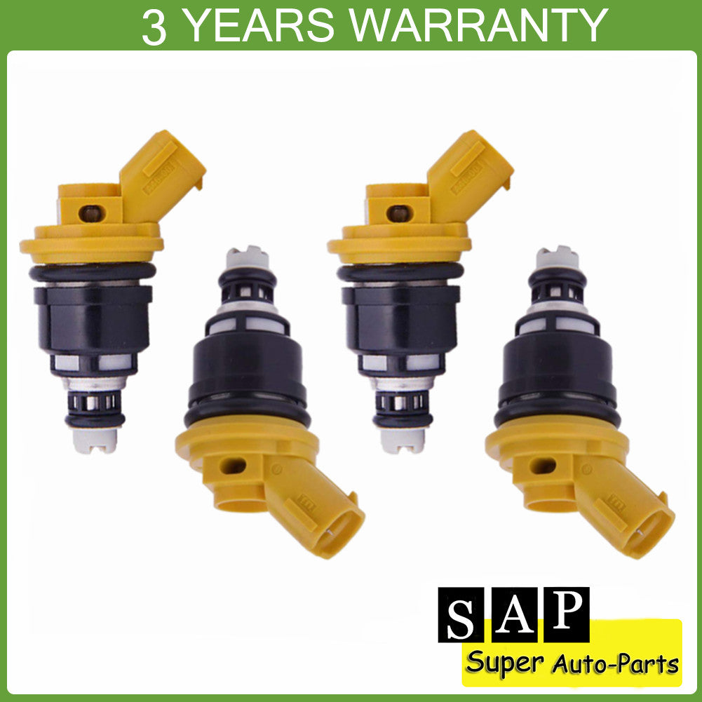 4X Fuel Injectors Yellow Side for Subaru Forester Legacy STI WRX 16600-AA170