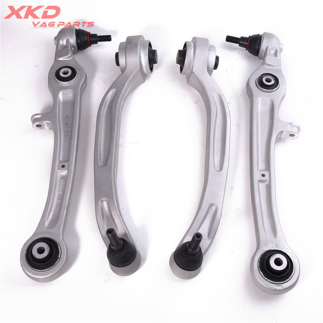 4 Control Arm + Ball Joint Kit for Audi A6 2005 - 2011 4F0407151A 4F0407693H