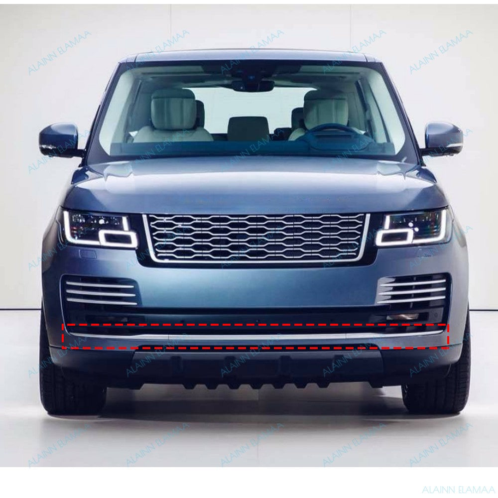 3pcs Front Bumper Inserts Molding Trim Fit for Land Rover for Range Rover 2018-22 Q