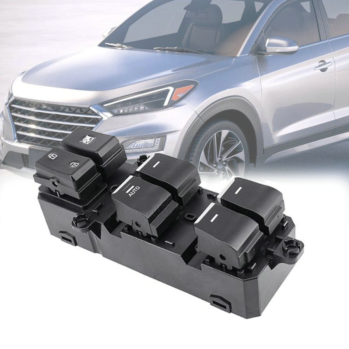 Driver's side left door main power window switch applicable to 2016-2018 for Hyundai for Tucson . n