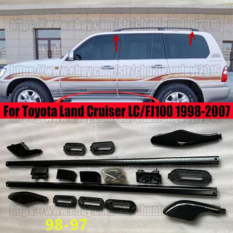Factory Style Roof Rails Rack Black for Toyota for Land Cruiser LC100 FJ100 1998-07