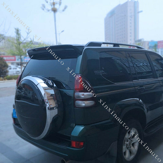 1X Glossy Black Rear Spoiler Wing for Toyota for Land Cruiser Prado FJ120 2003-2009