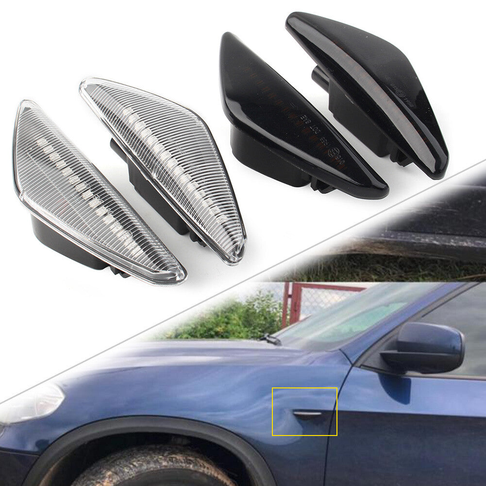 Dynamic LED Side Marker Turn Signal Light FITS for BMW F25 E70 E71 X3 E72 X5 X6